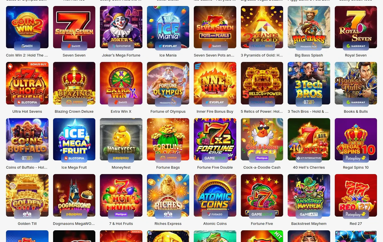 Vikingluck Casino Mobile App Ansicht auf Smartphone